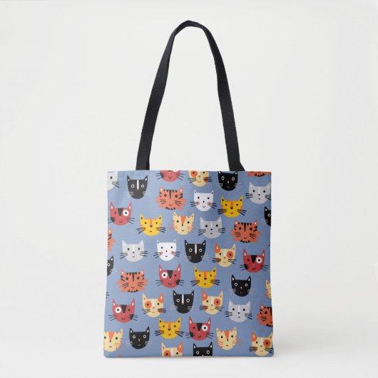 Veel katten tote bag (Voorkant)