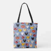 Veel katten tote bag (Achterkant)