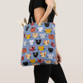 Veel katten tote bag (Dichtbij)