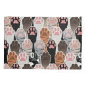 Veel kattepoten kussensloop (Achterkant)