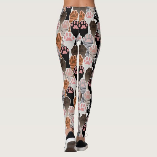 Veel kattepoten leggings (Achterkant)