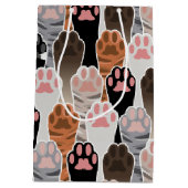 Veel kattepoten medium cadeauzakje (Achterkant)