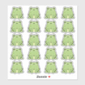Veel Kawaii Kikkers Sticker (Vel)