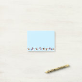 Veel kerst Schattigee sneeuwpoppen kerst Post-it® Notes (Op bureau)