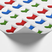 Veel kerstkaarten cadeaupapier (Hoek)