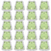 Veel kikkers van Kawaii Sticker (Voorkant)