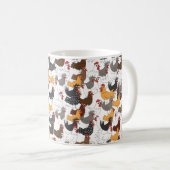 Veel kippen - Mok (Voorkant rechts)