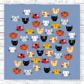 Veel Kitty Katten Poster