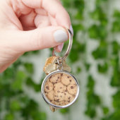 Veel kleine chocolade Chip koekjes Sleutelhanger (Hand)