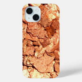 Veel kleine metalen chips iPhone 15 case