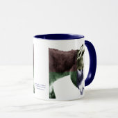 Veel kleuren Burro Donkey Mok (Voorkant rechts)