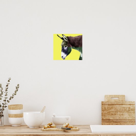 Veel kleuren Burro Poster (Keuken)