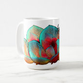  veel kleuren magnolia flower op maat koffiemok (Voorkant links)