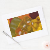 Veel kleurige Gummibeertjes Rechthoekige Sticker (Envelop)