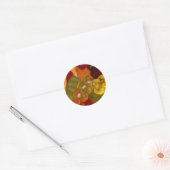 Veel kleurige Gummibeertjes Ronde Sticker (Envelop)