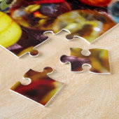 Veel kleurrijk ontwerp voor glasscherven legpuzzel (Zijkant)