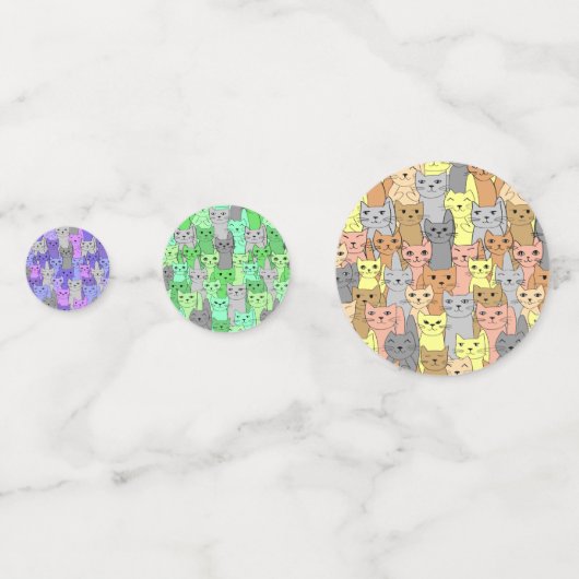 Veel kleurrijke Confetti voor ontwerptafel (Voorkanten)