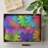 Veel kleurrijke Daisy Flowers Tissuepapier (Geschenk)