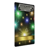 veel kleurrijke gloeiende lichten mini klembord (Schuin)