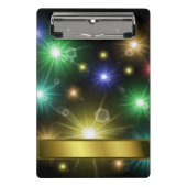 veel kleurrijke gloeiende lichten mini klembord (Voorkant)