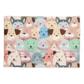 Veel kleurrijke Hoesjes voor ontwerppiloot van hon Kussensloop (Achterkant)