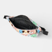 Veel kleurrijke honden all-over print Fanny Pack Heuptasje (Open)