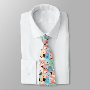 Veel kleurrijke honden Design Necktie Stropdas