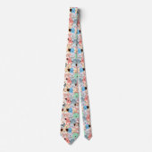 Veel kleurrijke honden Design Necktie Stropdas (Voorkant)