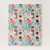 Veel kleurrijke honden ontwerpen puzzel (Verticaal)