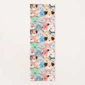 Veel kleurrijke honden ontwerpen Yoga Mat (Voorkant)