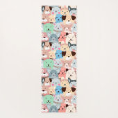 Veel kleurrijke honden ontwerpen Yoga Mat (Achterkant)