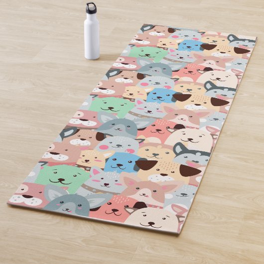 Veel kleurrijke honden ontwerpen Yoga Mat (In situ)