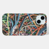 Veel kleurrijke rubberbanden Case-Mate iPhone case (Achterkant (horizontaal))