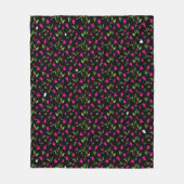 Veel kleurrijke tulpen fleece deken (Voorkant)