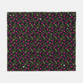 Veel kleurrijke tulpen fleece deken (Voorkant (Horizontaal))