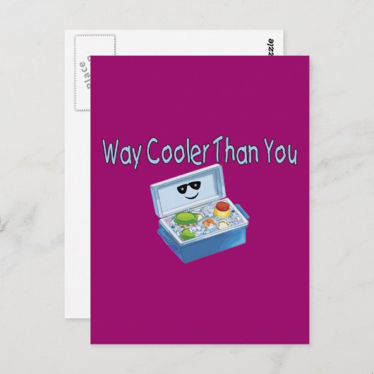 Veel koeler dan jij briefkaart (Voorkant / Achterkant)