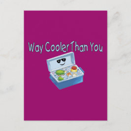 Veel koeler dan jij briefkaart