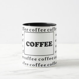 Veel koffie mok