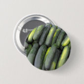 Veel komkommers te koop ronde button 5,7 cm (Voorkant /achterkant)