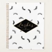 Veel Lashes Patroon Salon Afsprakenboek Planner (Voorkant)