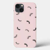 Veel Lashes Patroonroze/zwart Case-Mate iPhone Case (Achterkant)