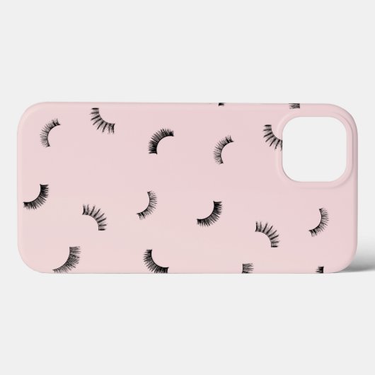 Veel Lashes Patroonroze/zwart Case-Mate iPhone Case (Achterkant (horizontaal))