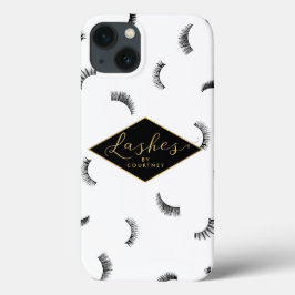 Veel Lashes Pattern Lash Salon Persoonlijk Case-Mate iPhone Case