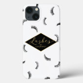 Veel Lashes Pattern Lash Salon Persoonlijk Case-Mate iPhone Case (Achterkant)