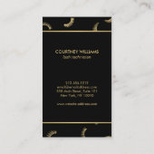 Veel Lashes Salon Wit/Zwart Afspraak Afsprakenkaartje (Achterkant)