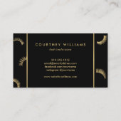 Veel Lashes Salon Wit/Zwart/Goud Loyaliteit Klantenkaartje (Achterkant)