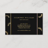 Veel Lashes Salon Zwart/Goud Loyalty Kaart (Achterkant)