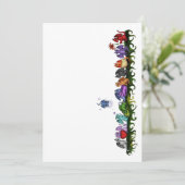 veel leuke dragons uitnodiging (Staand voorkant)