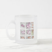 Veel leuke tekeningen van Placide Geurts Delft Matglas Koffiemok (Links)