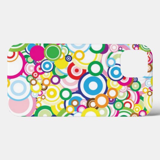 Veel levendige cirkels Case-Mate iPhone case (Achterkant (horizontaal))
